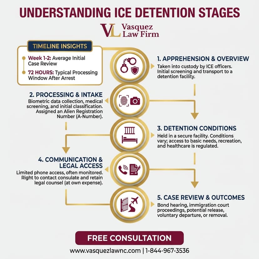 Process Timeline for What to Know About ICE Detention Facilities in 2026