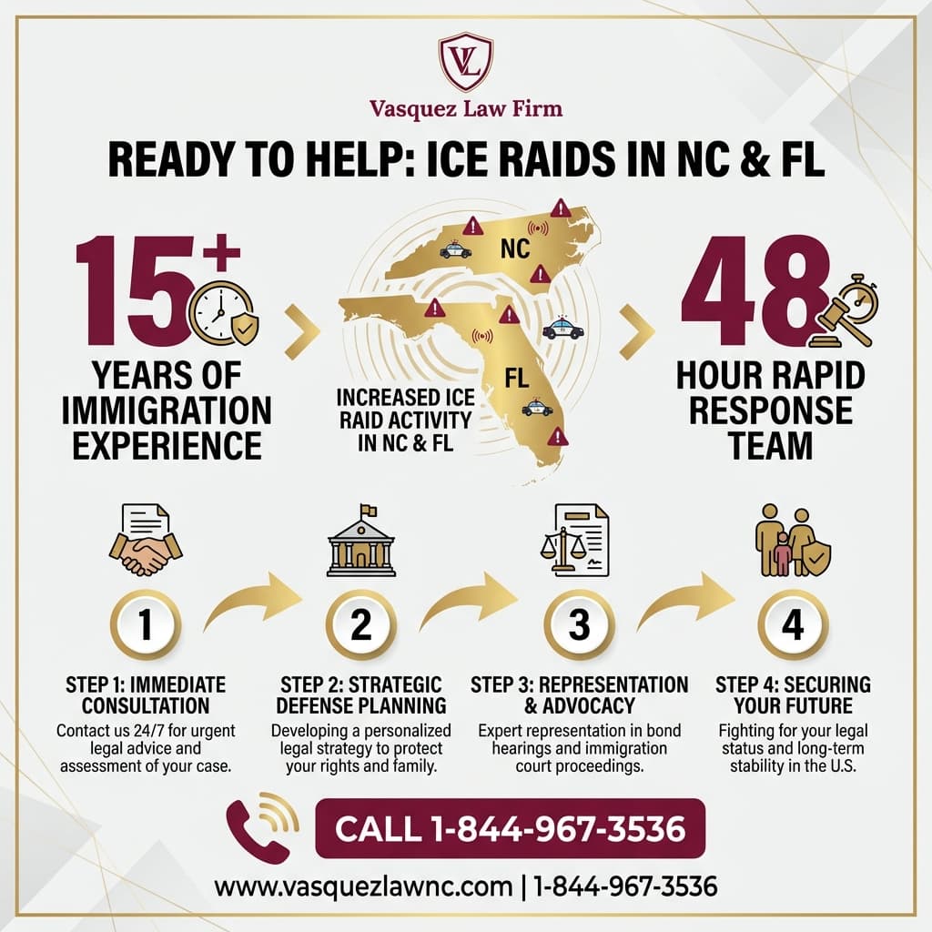 Línea de Tiempo del Proceso para Aumentan las Redadas de ICE en 2026: Lo Que Debes Saber para Protegerte