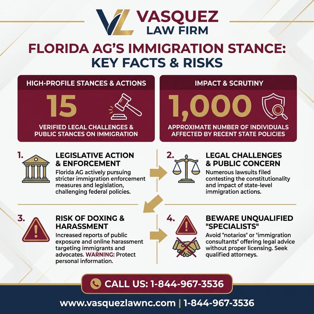 Línea de Tiempo del Proceso para El Papel del Fiscal General de Florida y su Impacto en 2026