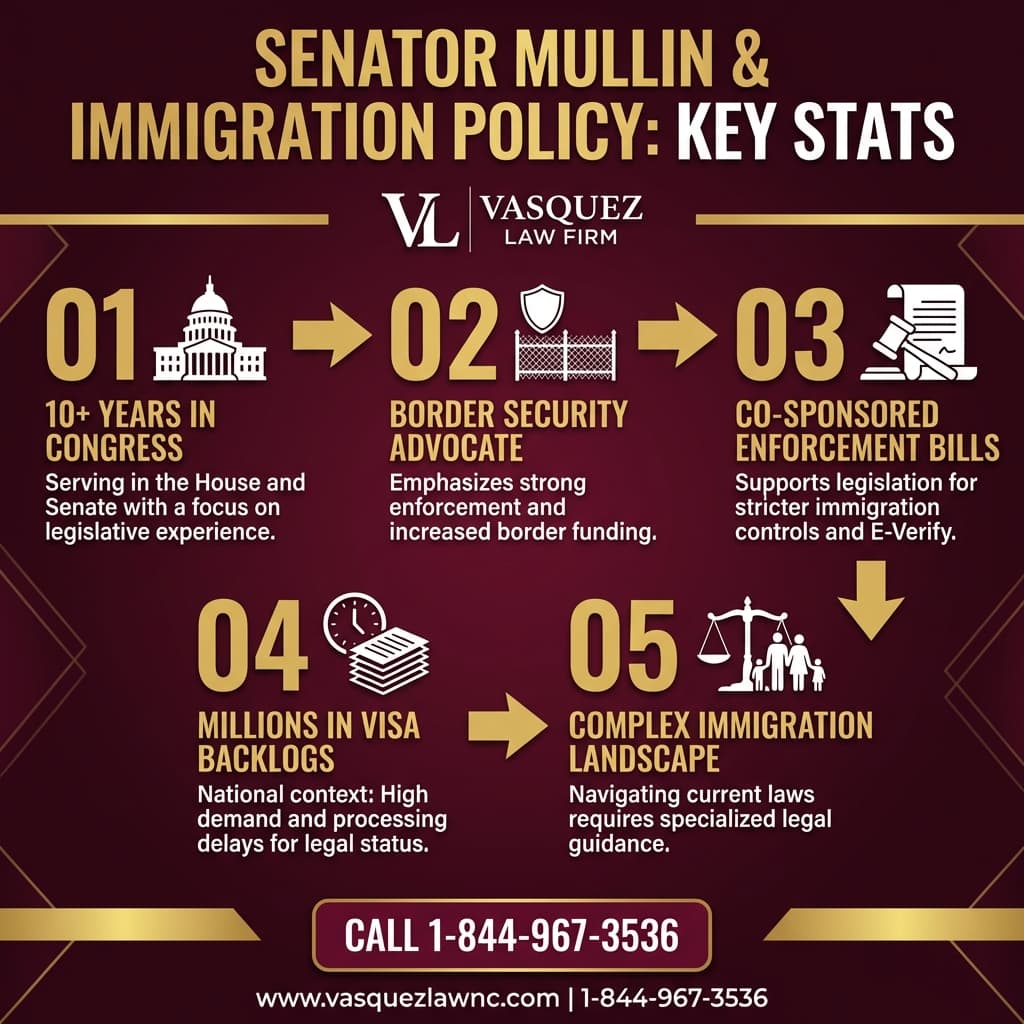 Línea de Tiempo del Proceso para Markwayne Mullin y su Influencia en la Inmigración para 2026