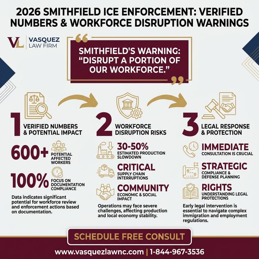 Process Timeline for What Happens During an ICE Crackdown in Smithfield in 2026?