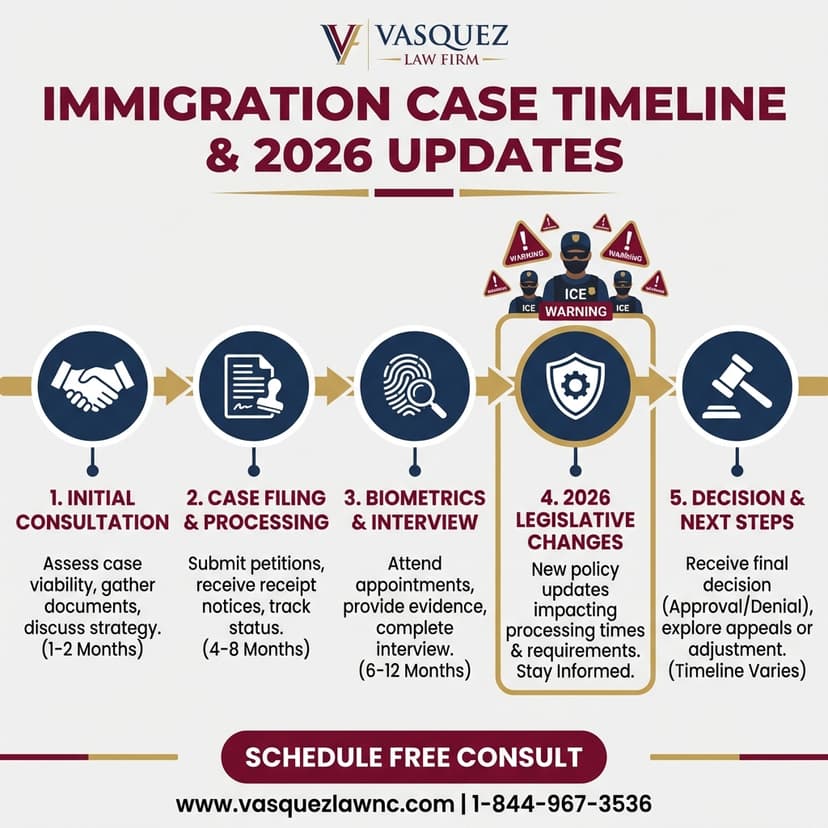 Process Timeline for New Jersey Immigration Laws Explained in Raleigh in 2026