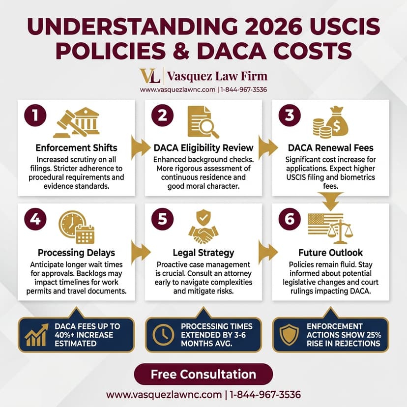 Process Timeline for USCIS Enforcement Policies: What Dreamers Should Know in 2026