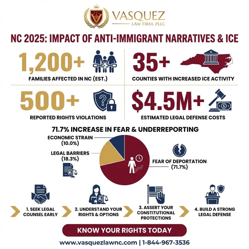 Process Timeline for How Anti Immigrant Narrative Impacts Raleigh Immigrants in 2026