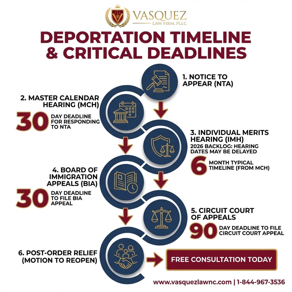 Process Timeline for Cancellation of Removal: The 10-Year Continuous Presence Requirement