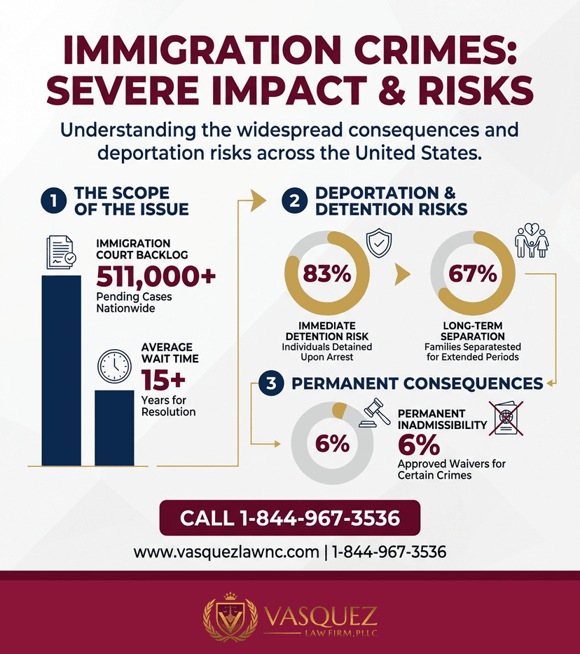 Process Timeline for How Immigration Crimes Affect Your Case in Smithfield 2026