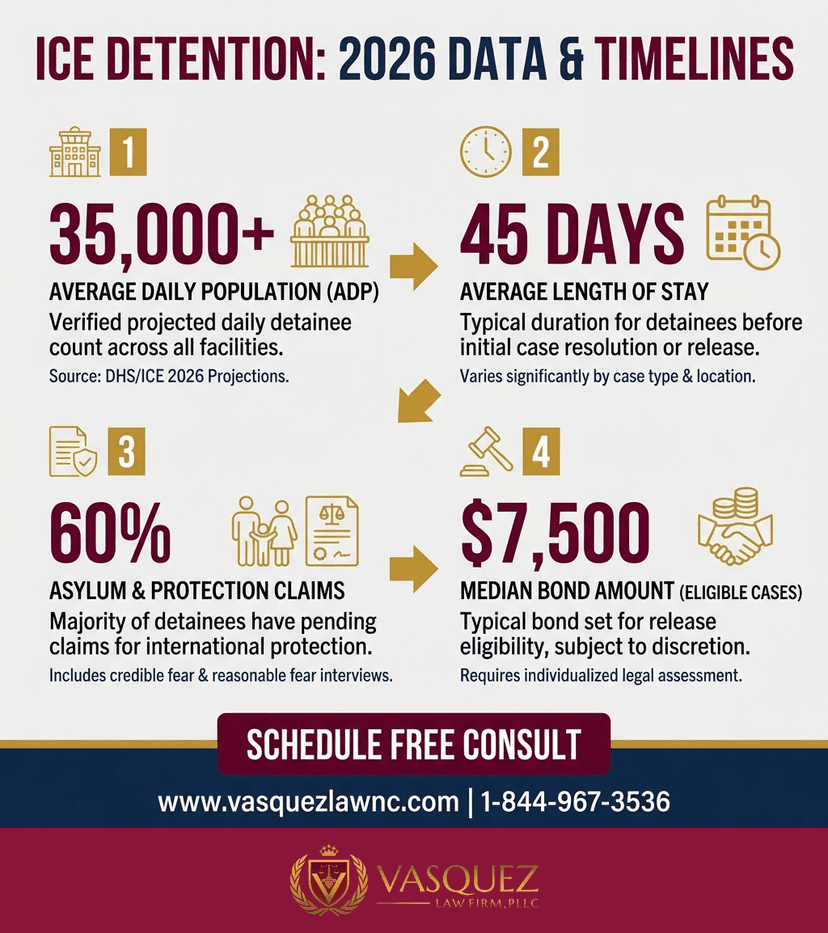 Process Timeline for What Happens When Someone Is in Immigration Custody in 2026