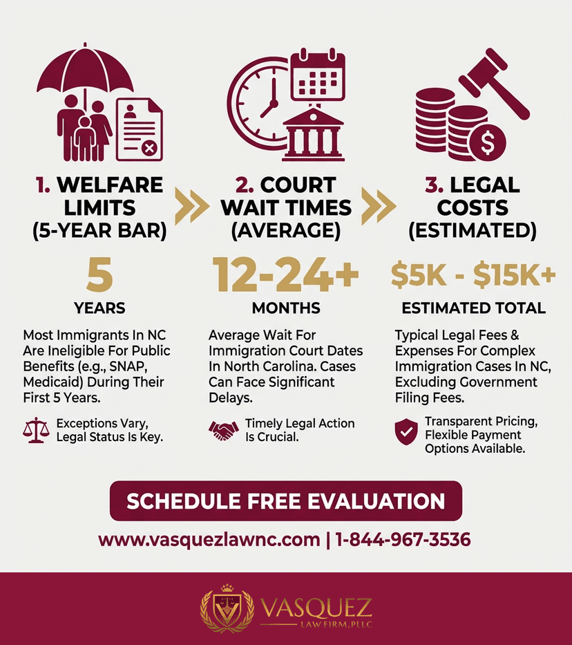 Process Timeline for What Immigrant Welfare Means for You in Raleigh in 2026
