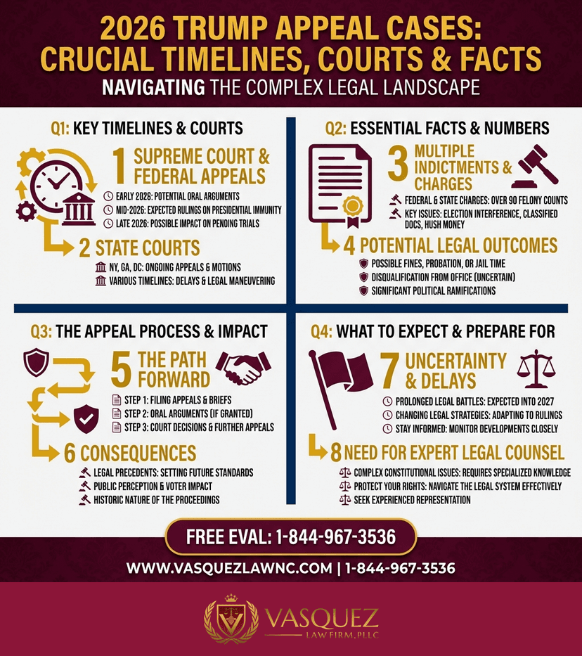 Process Timeline for What Happens During a Trump Appeal Case in 2026