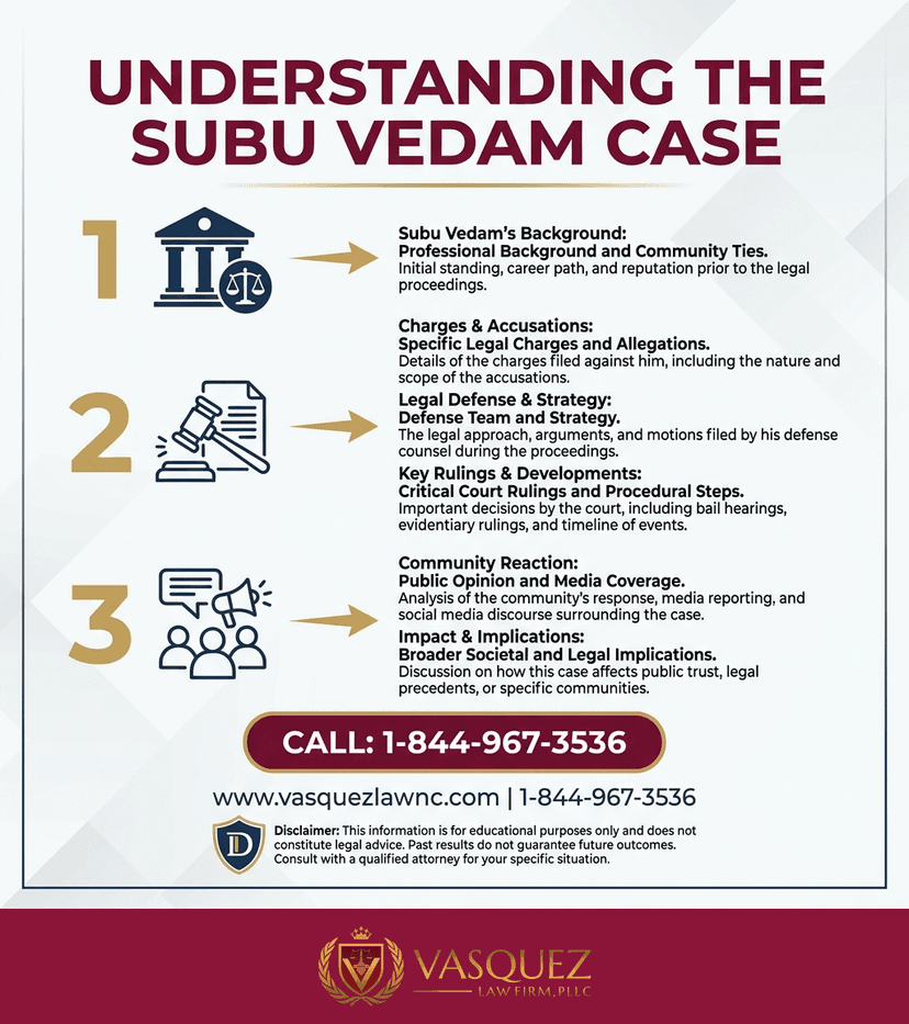 Process Timeline for Who Is Subu Vedam and What Happened to Him in 2026?