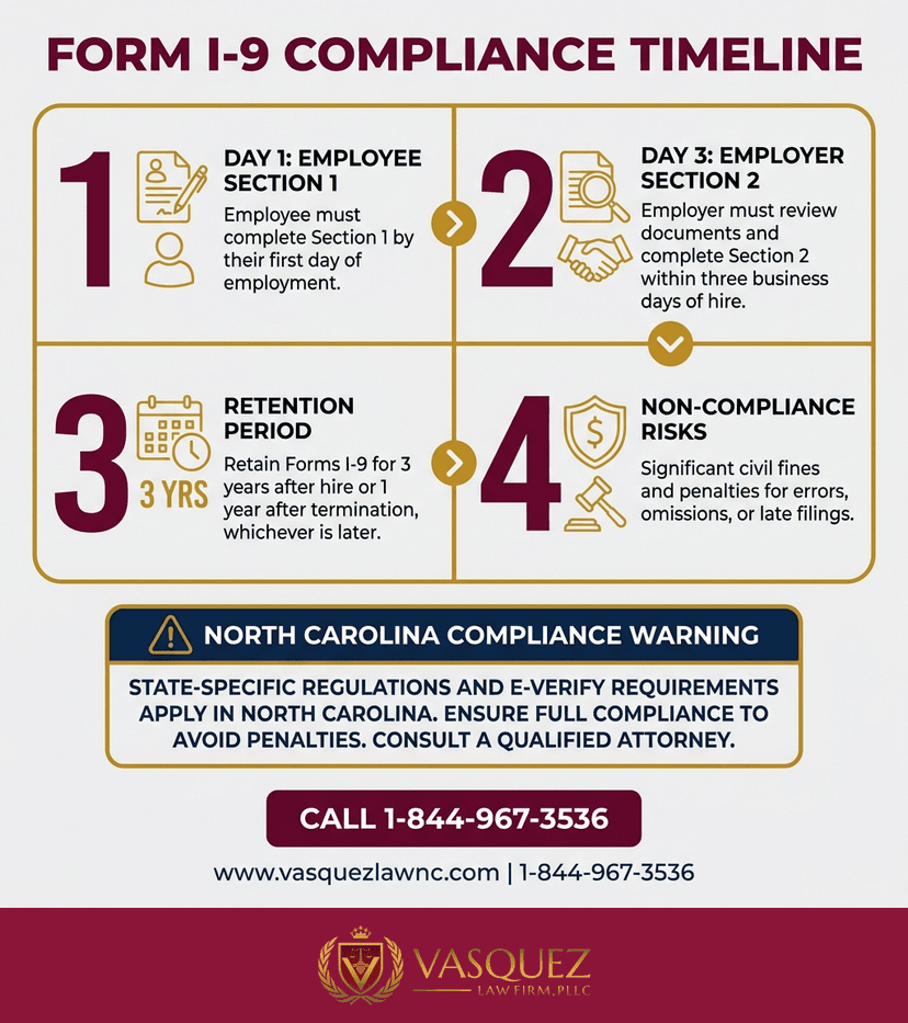 Process Timeline for What Is Form I-9 and How to Complete It in 2026