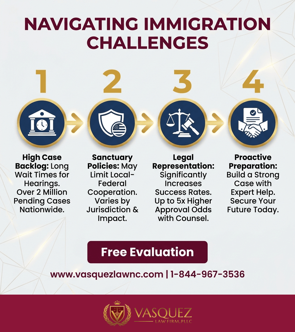Línea de Tiempo del Proceso para Guía 2026 Sobre Leyes de California para Inmigrantes en Charlotte