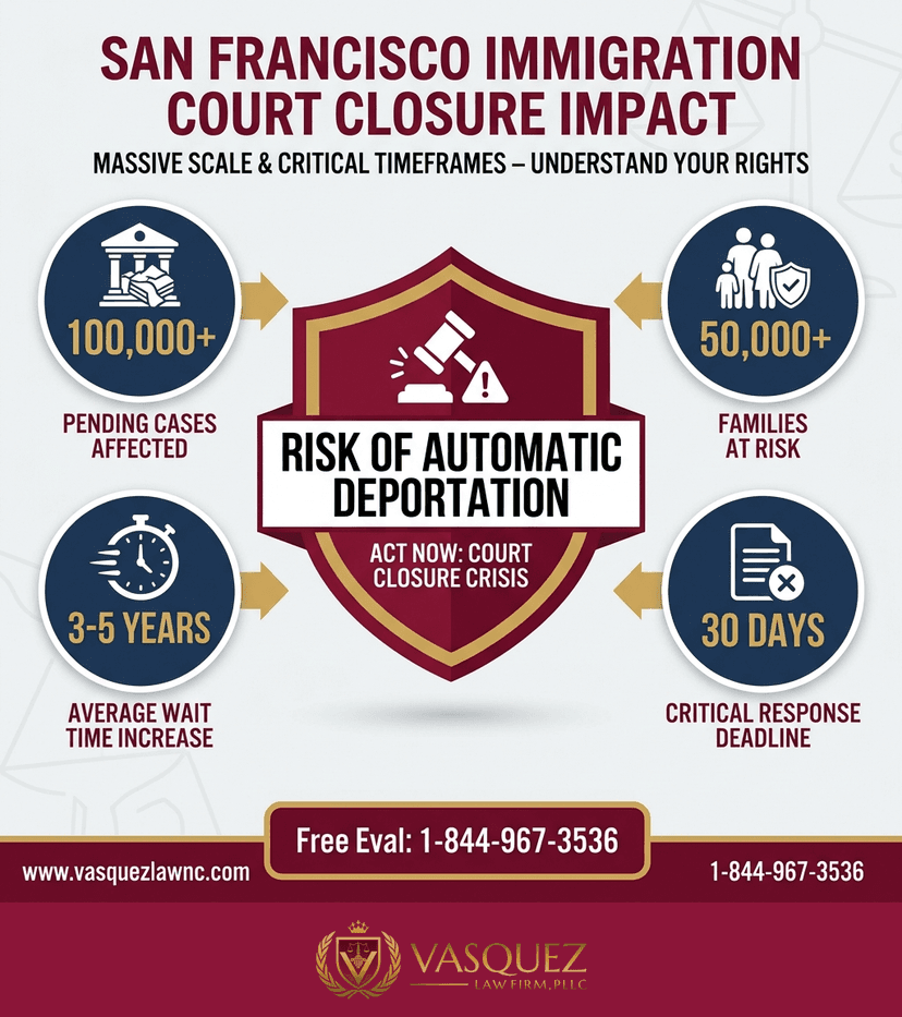 Process Timeline for Is the San Francisco Immigration Court Closing in 2026?