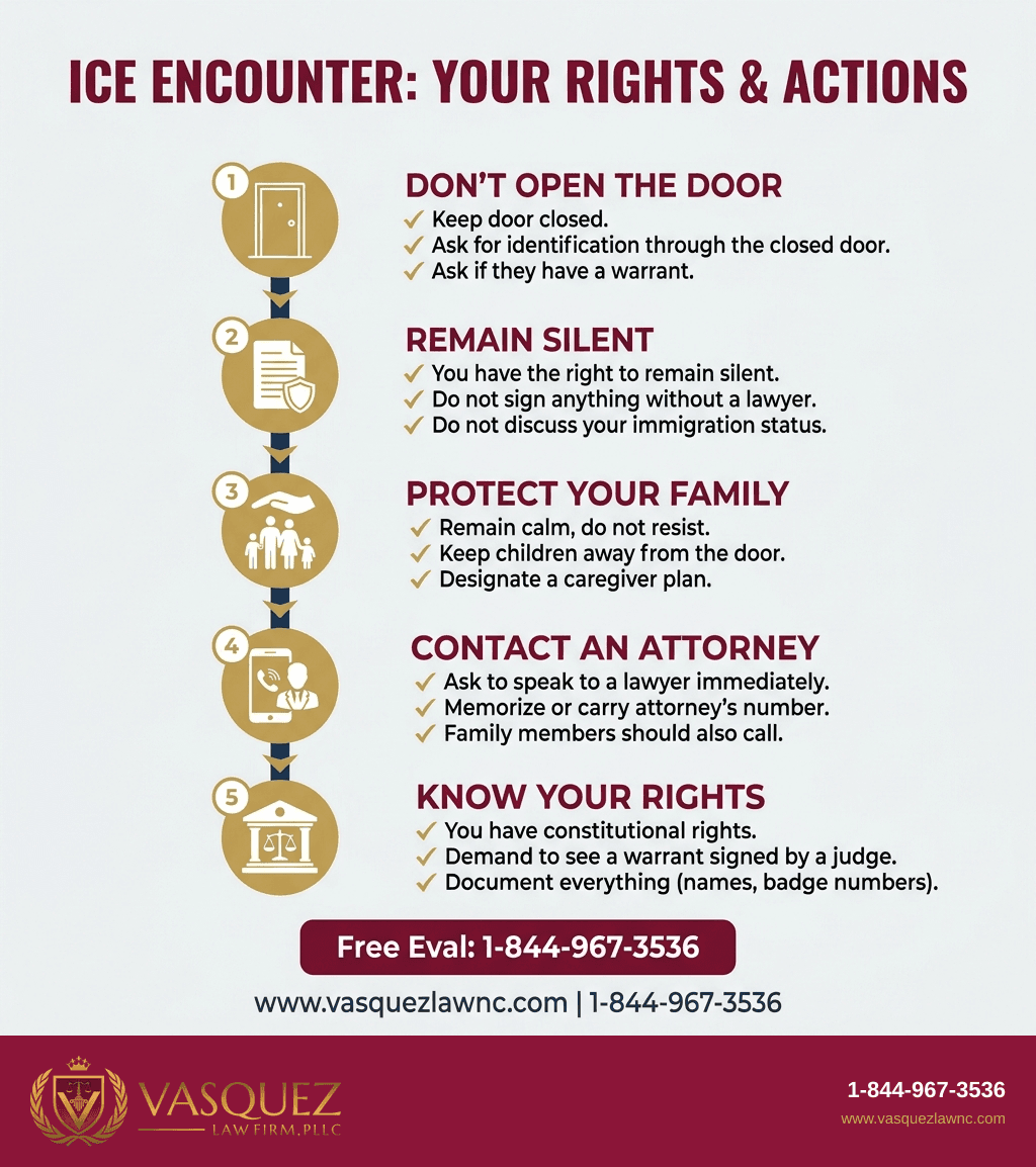 Línea de Tiempo del Proceso para Impacto de los Despliegues de ICE en las Familias de Raleigh en 2026
