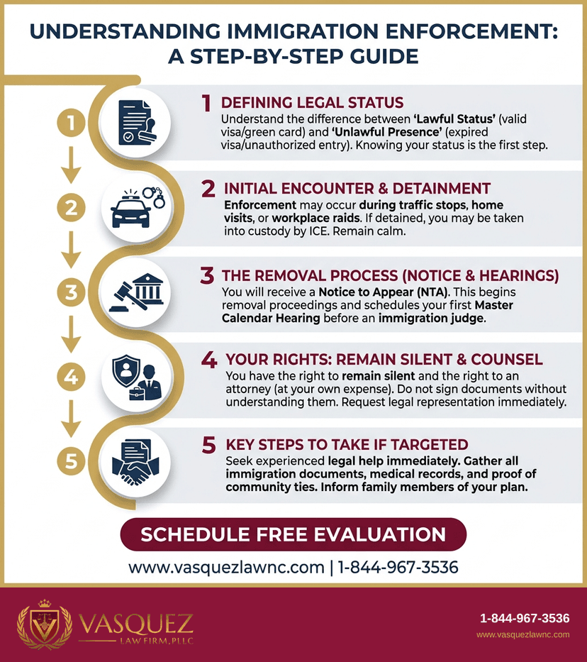 Process Timeline for What Is Immigration Enforcement and How It Works in 2026