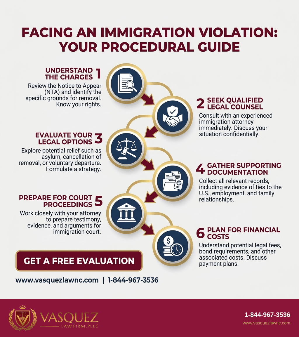 Línea de Tiempo del Proceso para Immigration Violations: What You Must Understand in 2026 (Español)