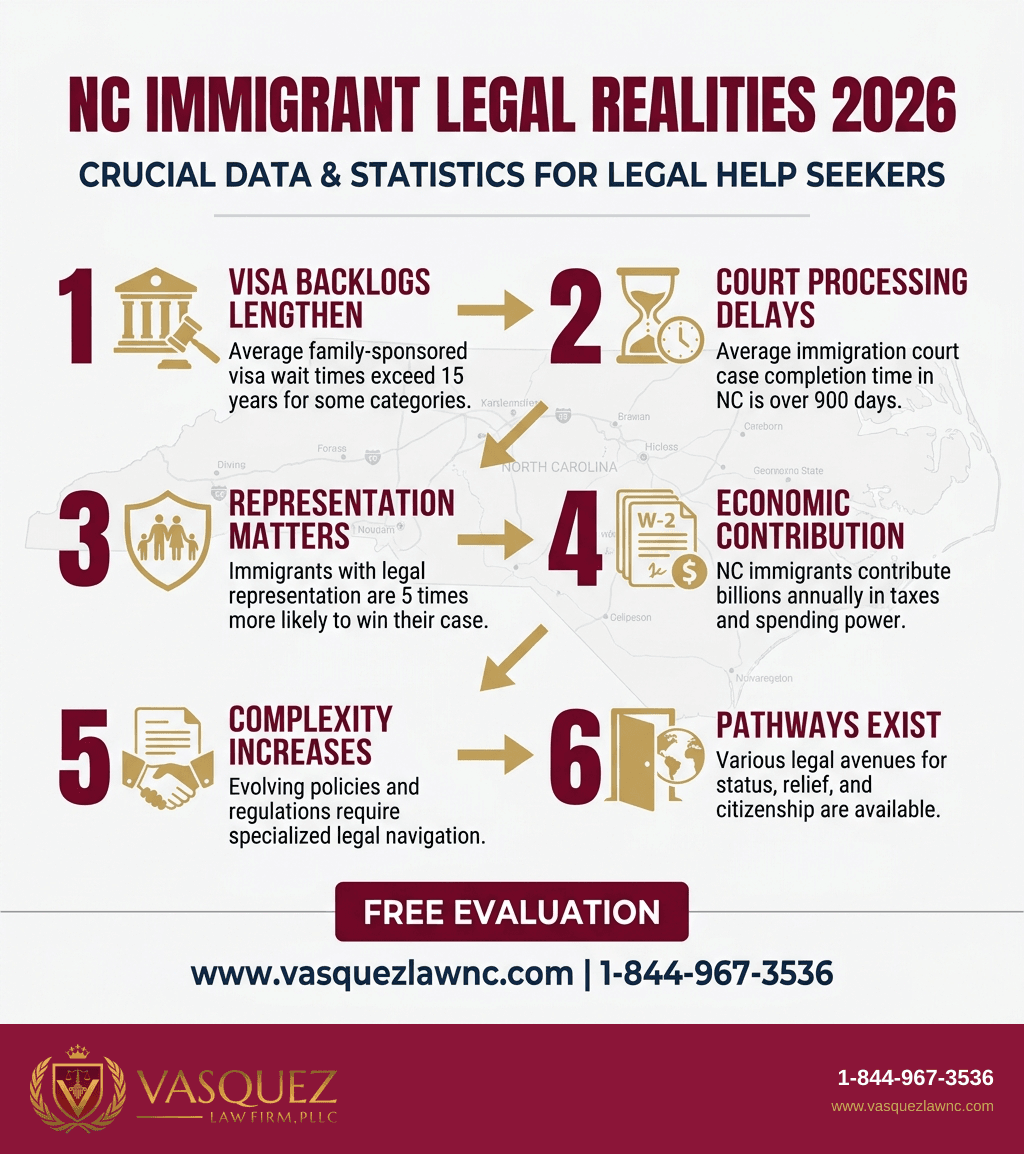 Visual Guide 2 for How Immigration Law Shapes Your Case in Raleigh in 2026