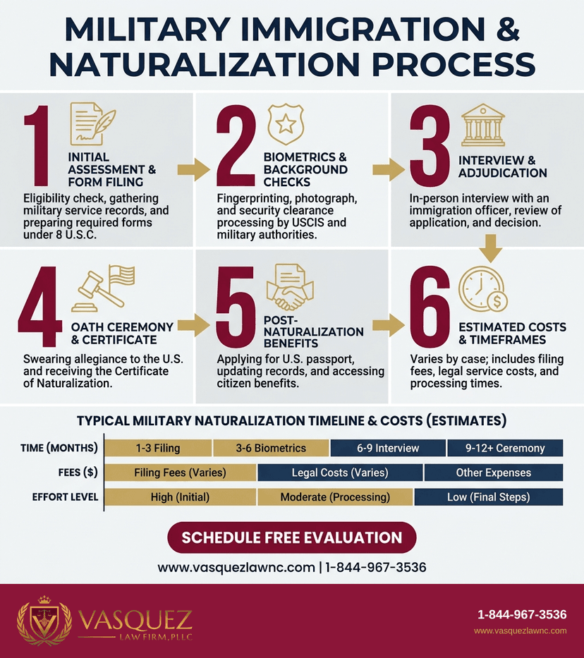 Process Timeline for How a Military Immigration Lawyer Helps You in 2026