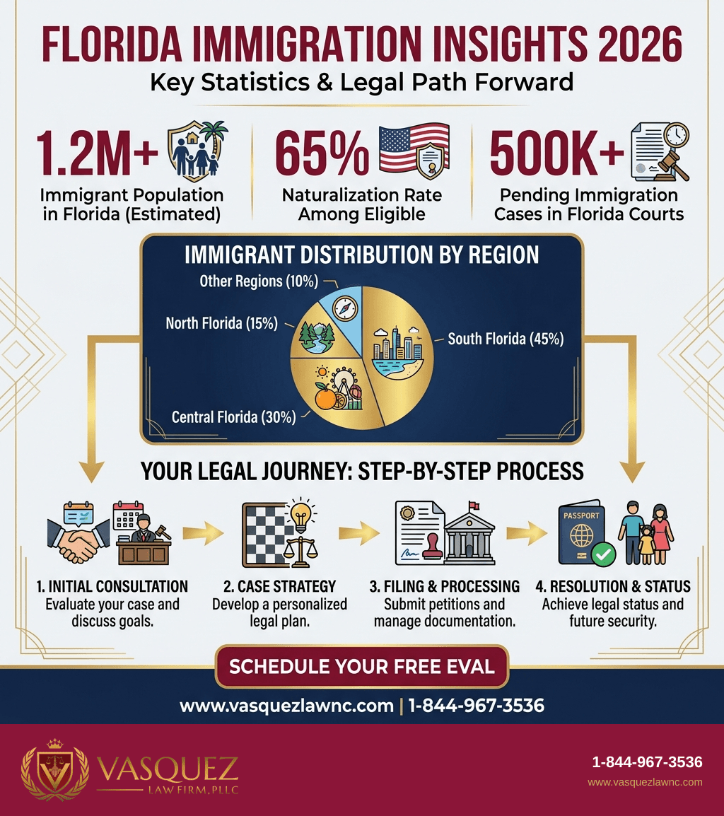 Línea de Tiempo del Proceso para Cómo Encontrar un Buen Abogado de Inmigración en Orlando en 2026