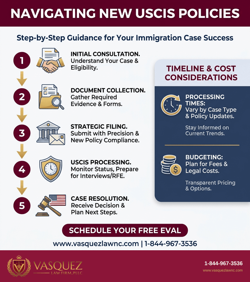 Process Timeline for How USCIS Policy Memorandum Shapes Immigration Cases in 2026