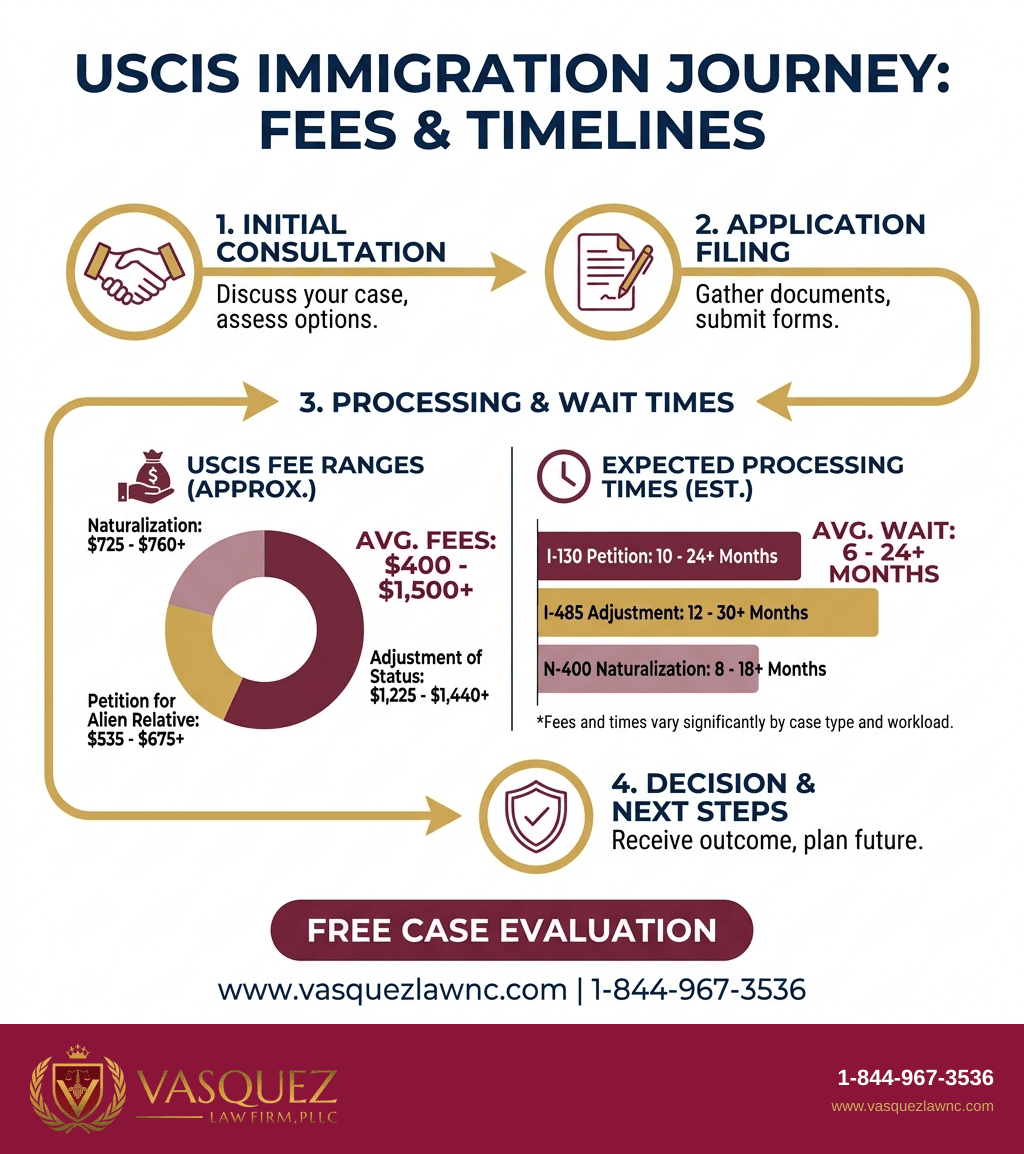 Línea de Tiempo del Proceso para Funcionamiento de USCIS y qué esperar en 2026: Actualización junio 2026