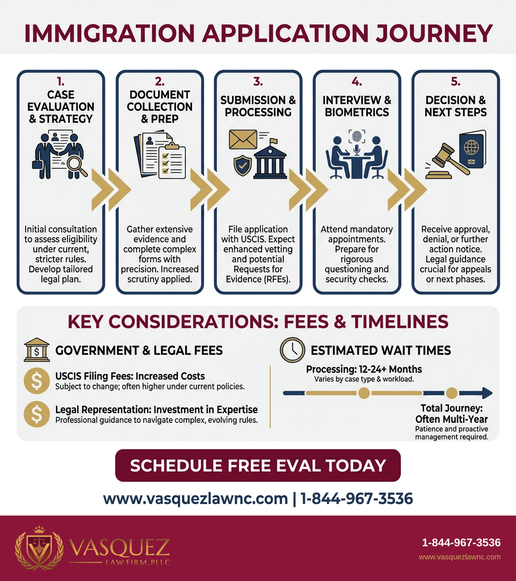 Línea de Tiempo del Proceso para Normativas Migratorias de Trump: Lo Esencial para 2026