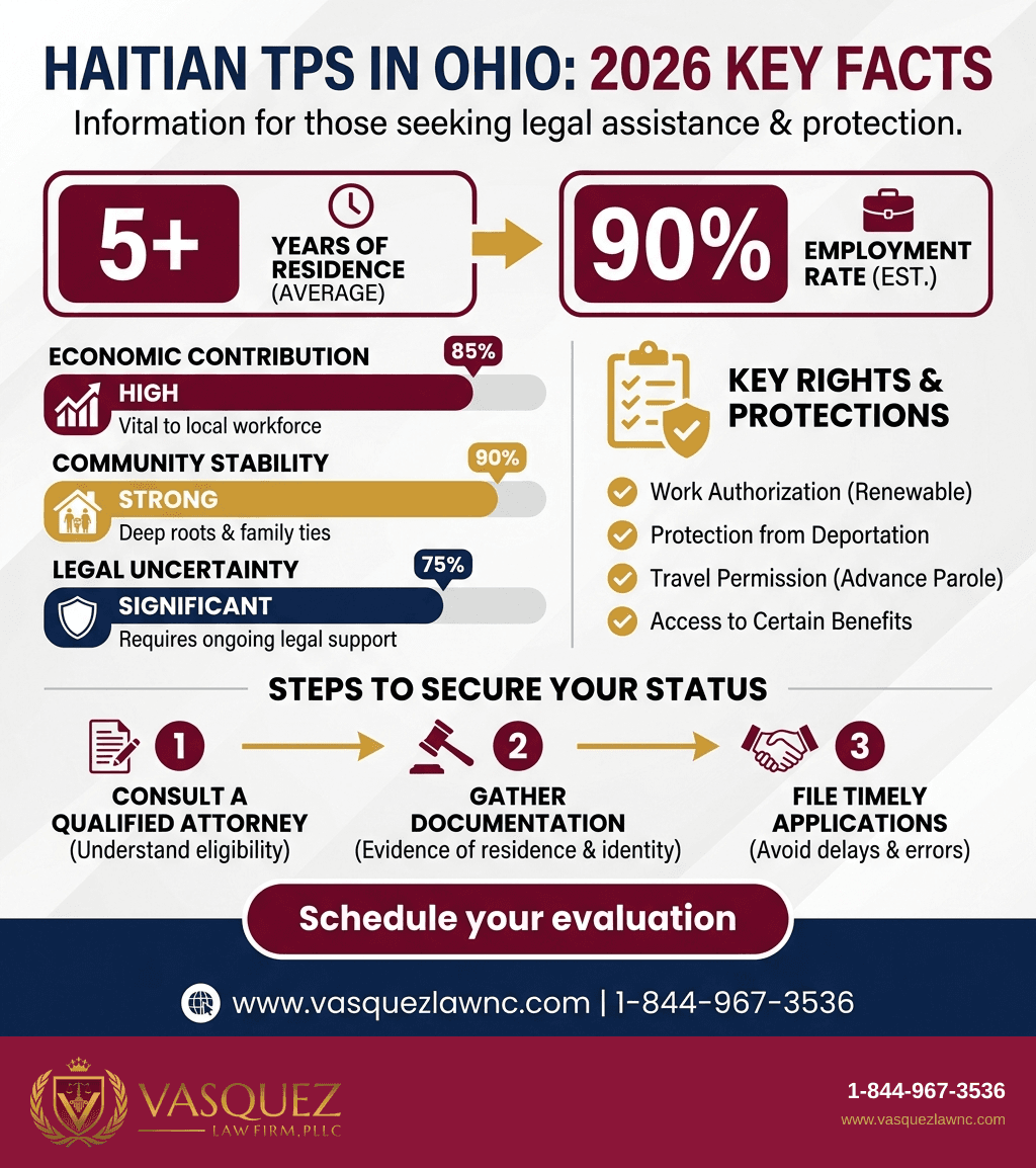 Línea de Tiempo del Proceso para Comunidad haitiana en Ohio: Lo que debes saber en 2026 (Español)