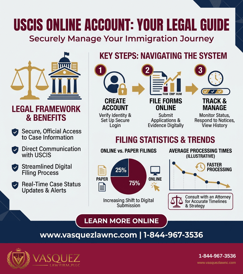 Process Timeline for How USCIS Login Works for Immigration Cases in 2026