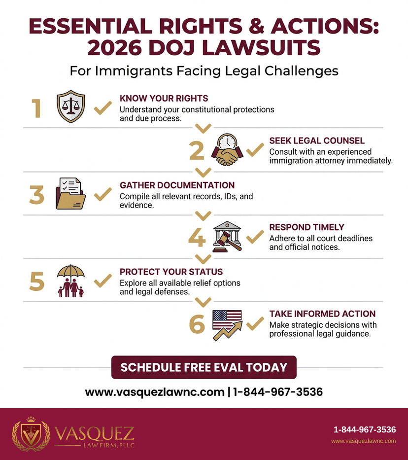 Process Timeline for How a Justice Department Lawsuit Affects Immigration in 2026