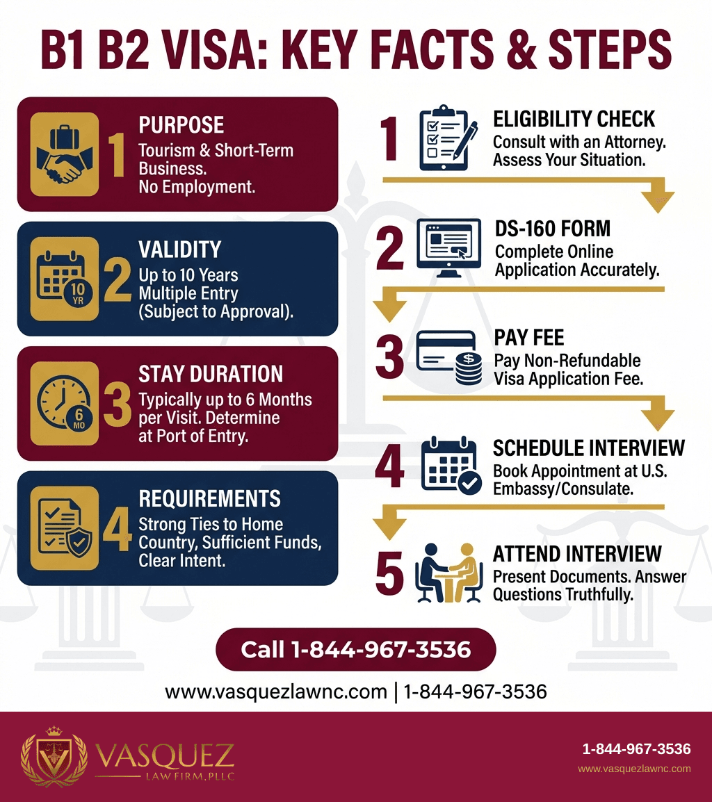 Línea de Tiempo del Proceso para Todo lo que Debes Saber Sobre la Visa B1 B2 en 2026