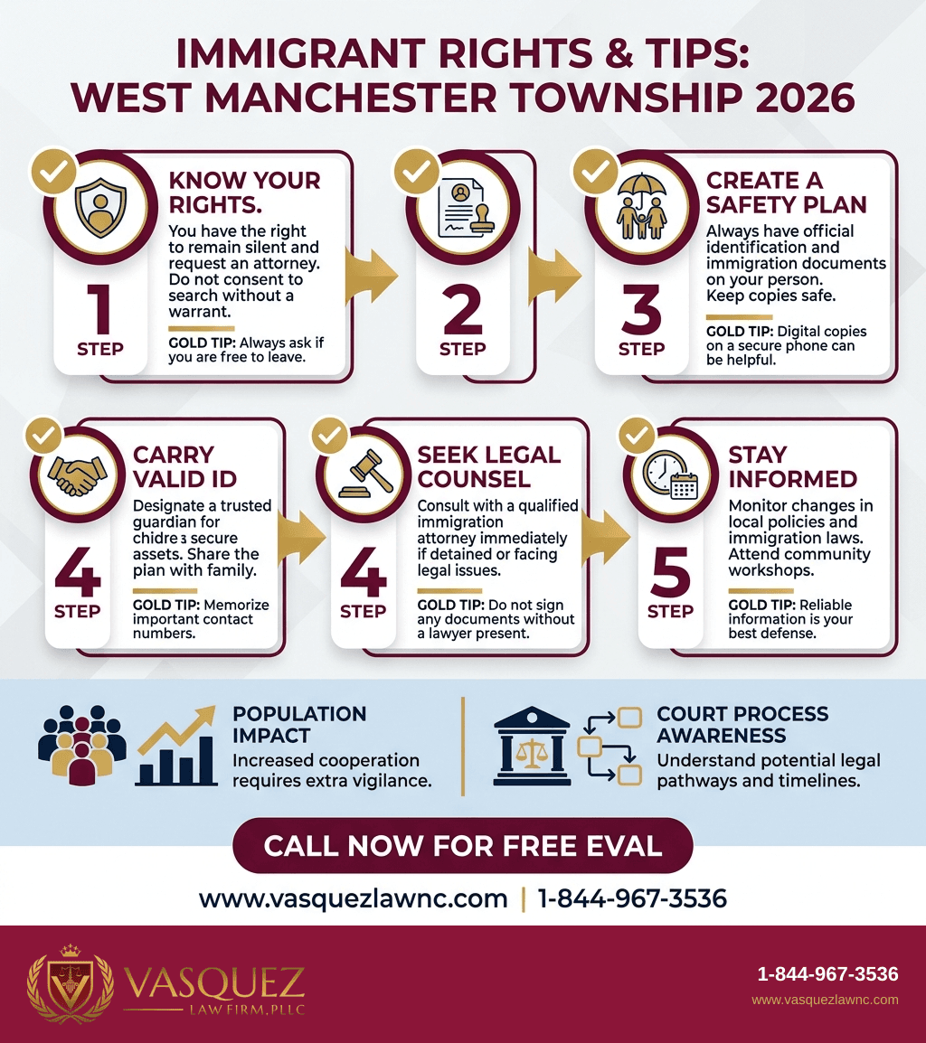 Infografía 2 para West Manchester Township: Claves para Inmigrantes en 2026