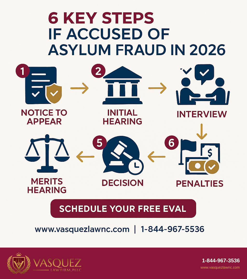 Infografía 2 para Acusaciones de Fraude en Asilo 2026: Lo Que Debes Saber y Cómo Actuar