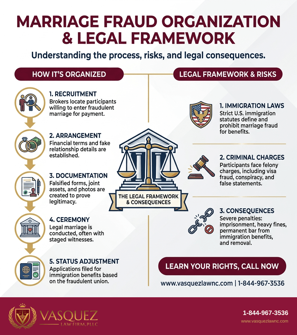 Process Timeline for How USCIS Uncovered a Decade-Long Marriage Fraud Ring in 2026?