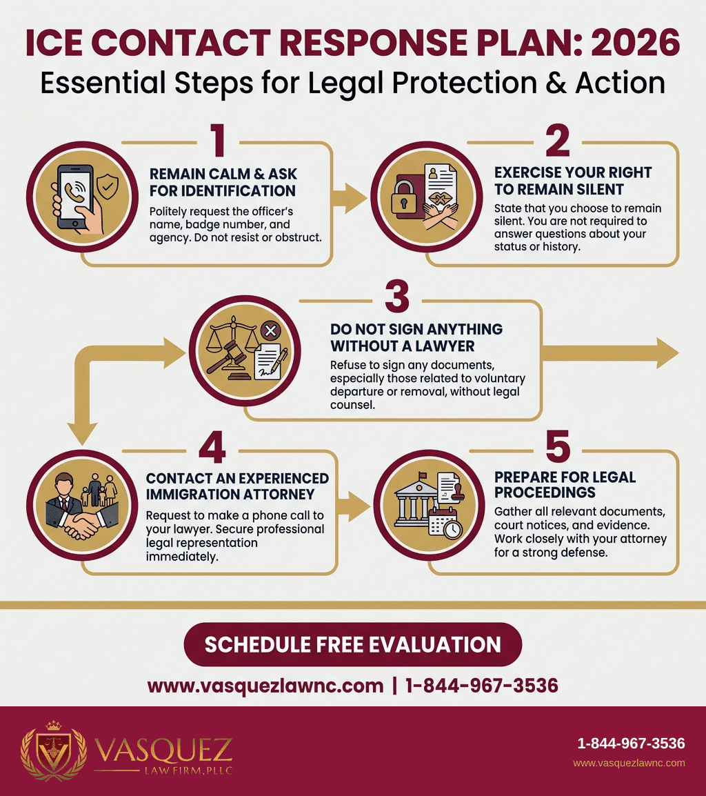 Infografía 2 para Seguro Legal de ICE: Lo Que Debes Saber en 2026 (Español)