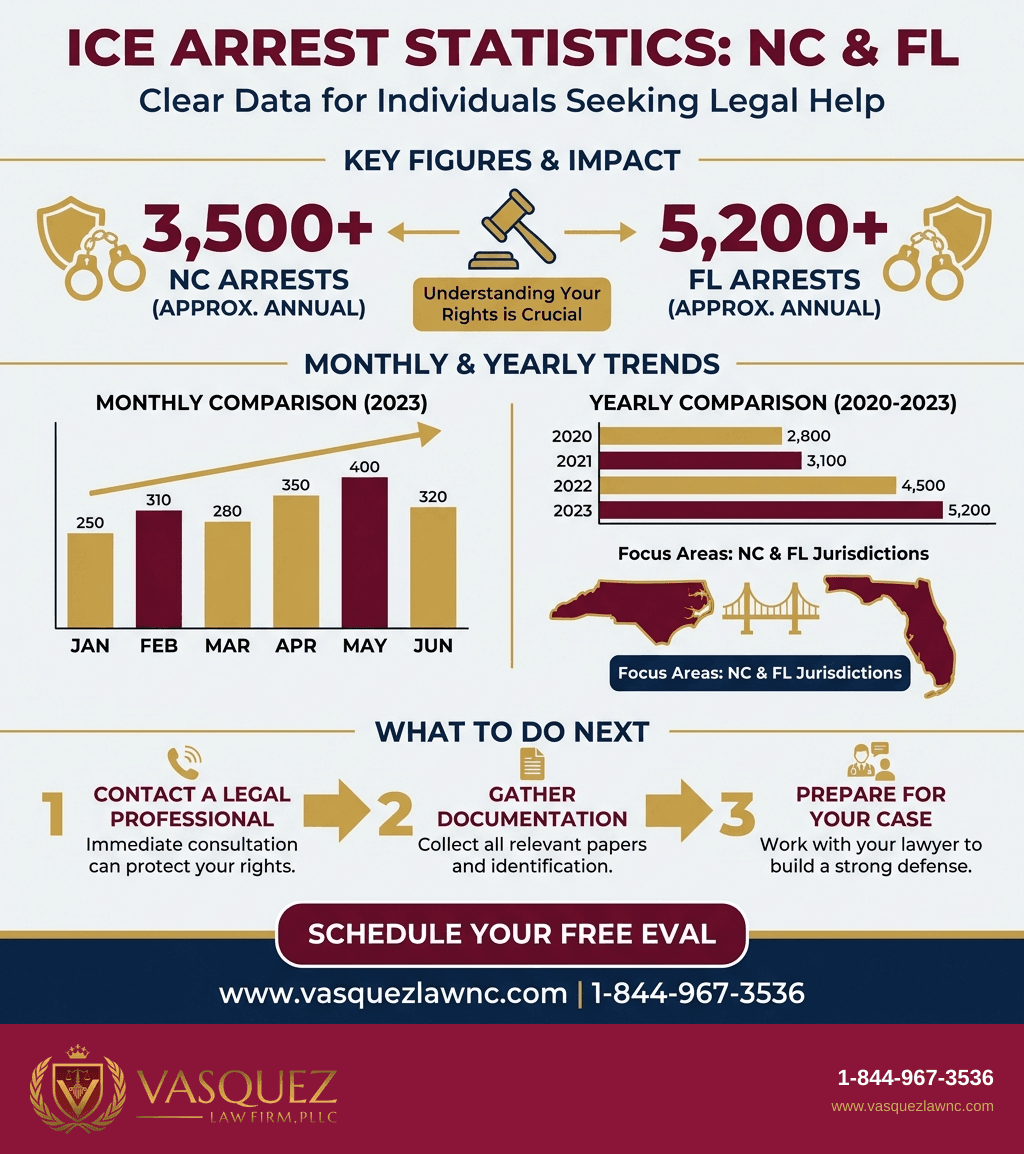 Infografía 2 para Detenciones Migratorias de ICE en 2026: Qué Saber y Cómo Actuar