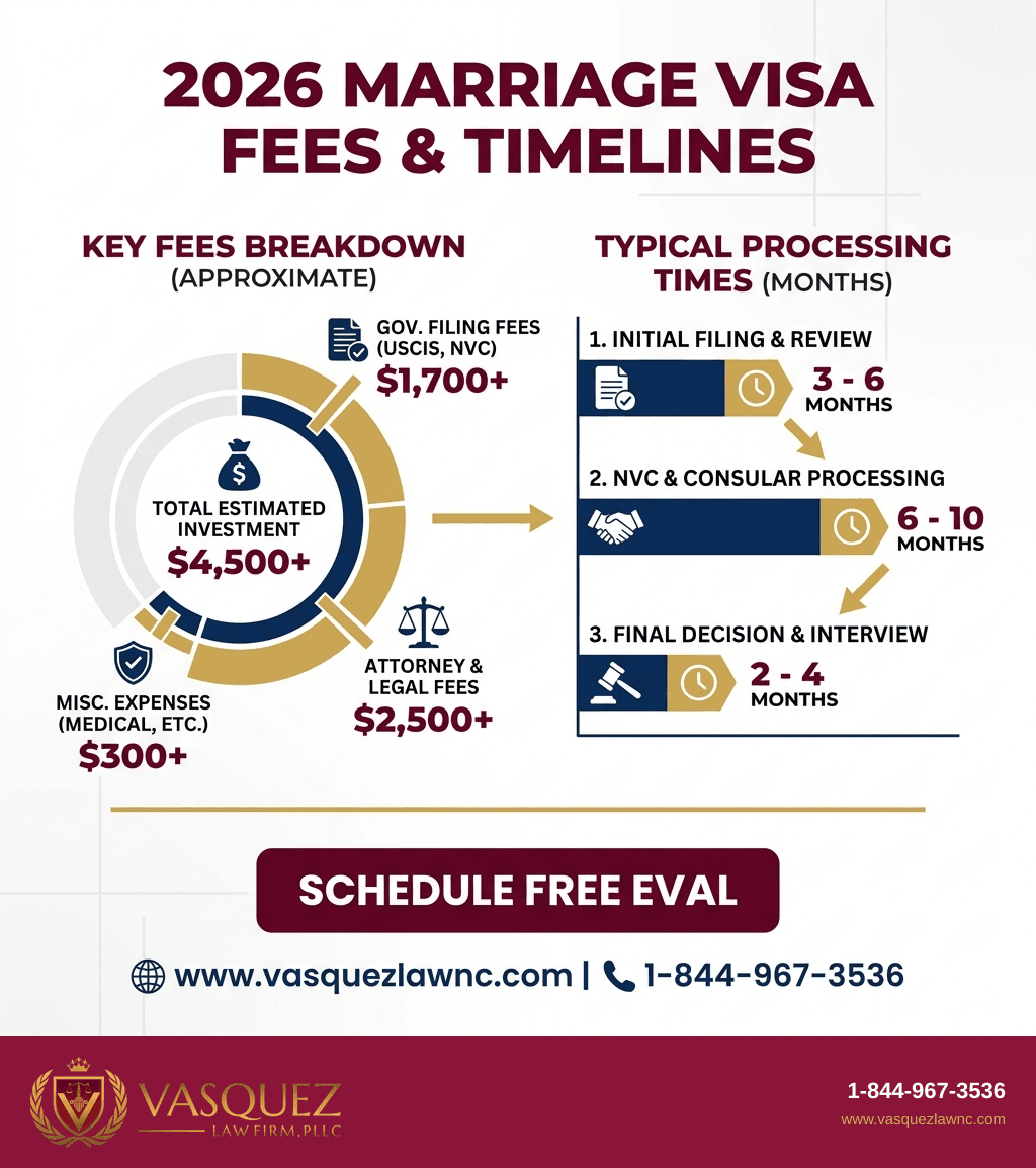 Infografía 2 para Visas de Matrimonio en EE.UU.: Cómo Funcionan y Qué Esperar en 2026