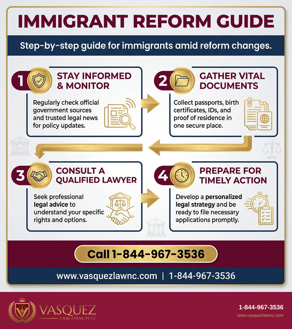 Infografía 2 para Reforma Migratoria Bipartidista: Lo Esencial Para 2026