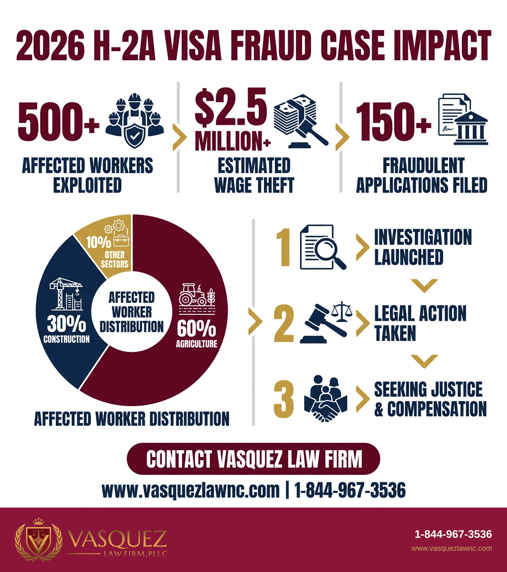 Process Timeline for How H-2A Visa Fraud Scheme Unfolded in 2026?
