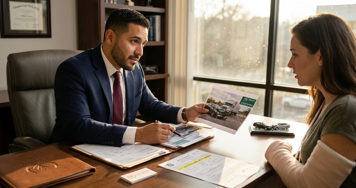 Conductor Acusado Tras Choque Múltiple que Cerró la I-77 en el Sur de Charlotte