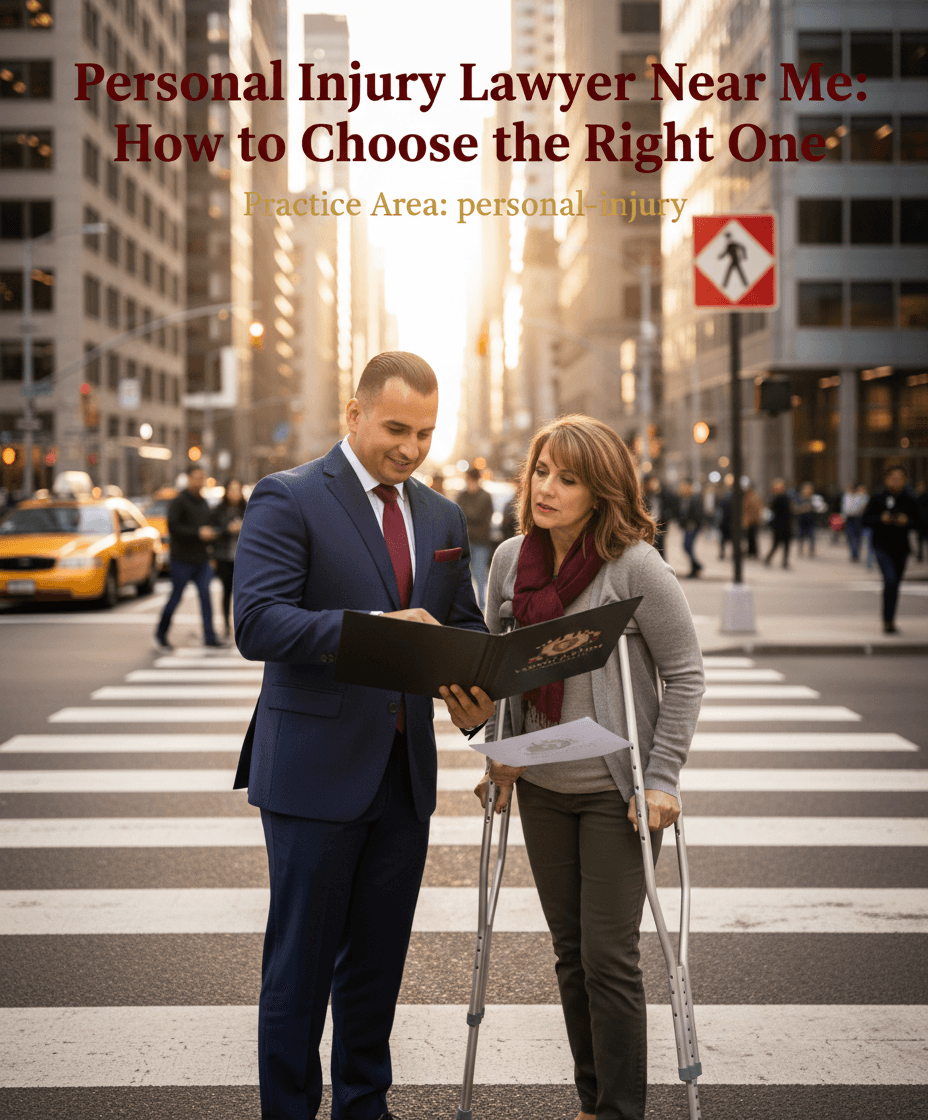 Personal Injury Lawyer Near Me: How to Choose the Right One