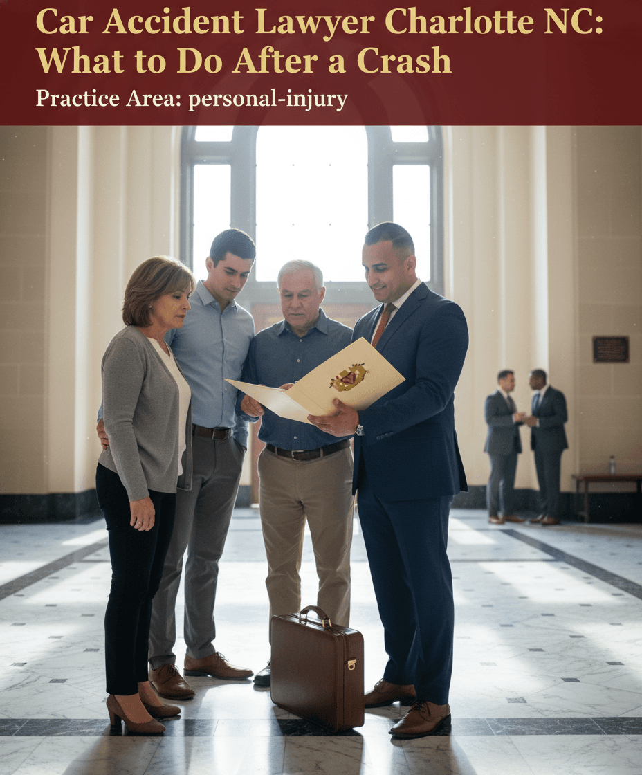 Qué Hacer Después de un Accidente de Auto en Charlotte NC