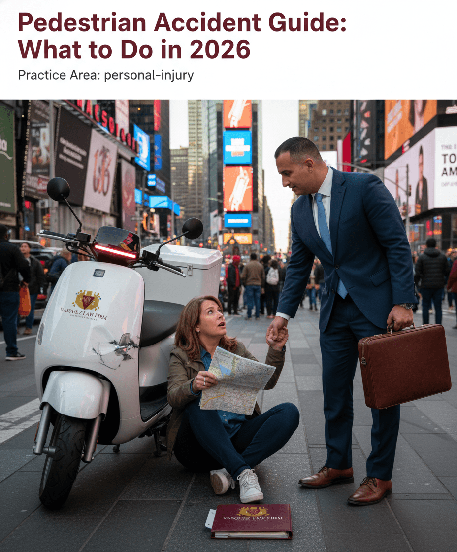 Guía 2026 para Accidentes Peatonales: Pasos Clave a Seguir