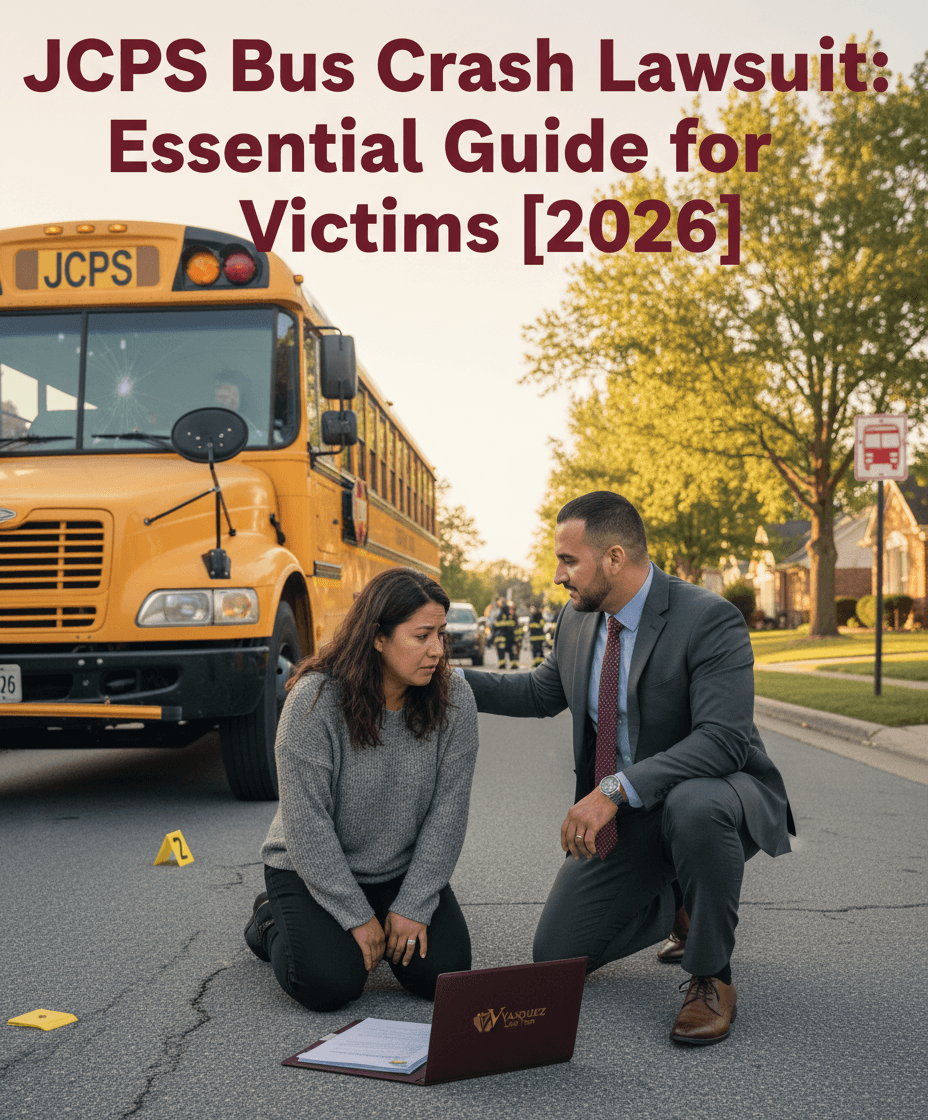Lo que las Víctimas del Accidente de Autobús JCPS Deben Saber Sobre Presentar una Demanda en 2026