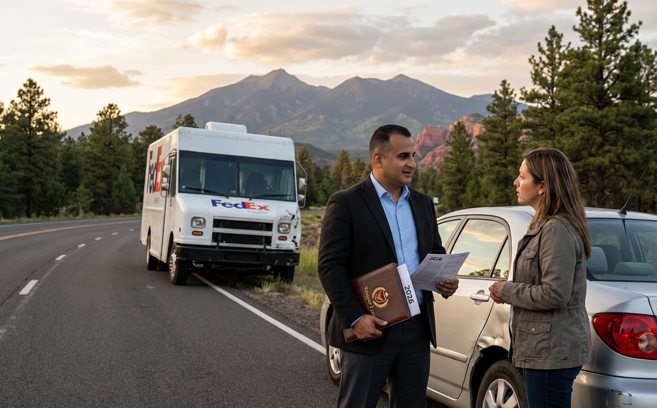 FedEx Accident Flagstaff: Your Rights After a Truck Crash in 2026
