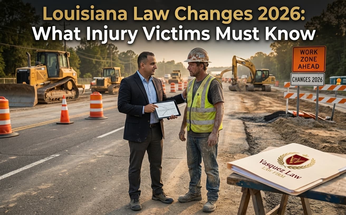 What Louisiana Injury Victims Must Know About 2026 Law Changes