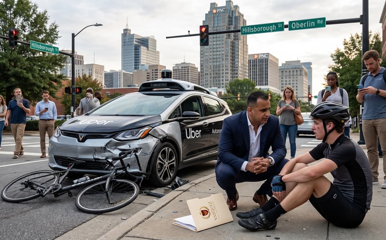 Pasos a Seguir Tras un Accidente de Uber en Raleigh en 2026