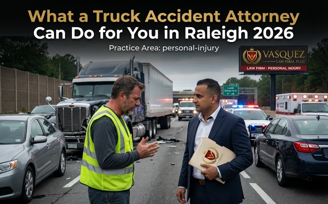 Abogados Expertos en Accidentes de Camión en Raleigh: Cómo Pueden Ayudarte en 2026