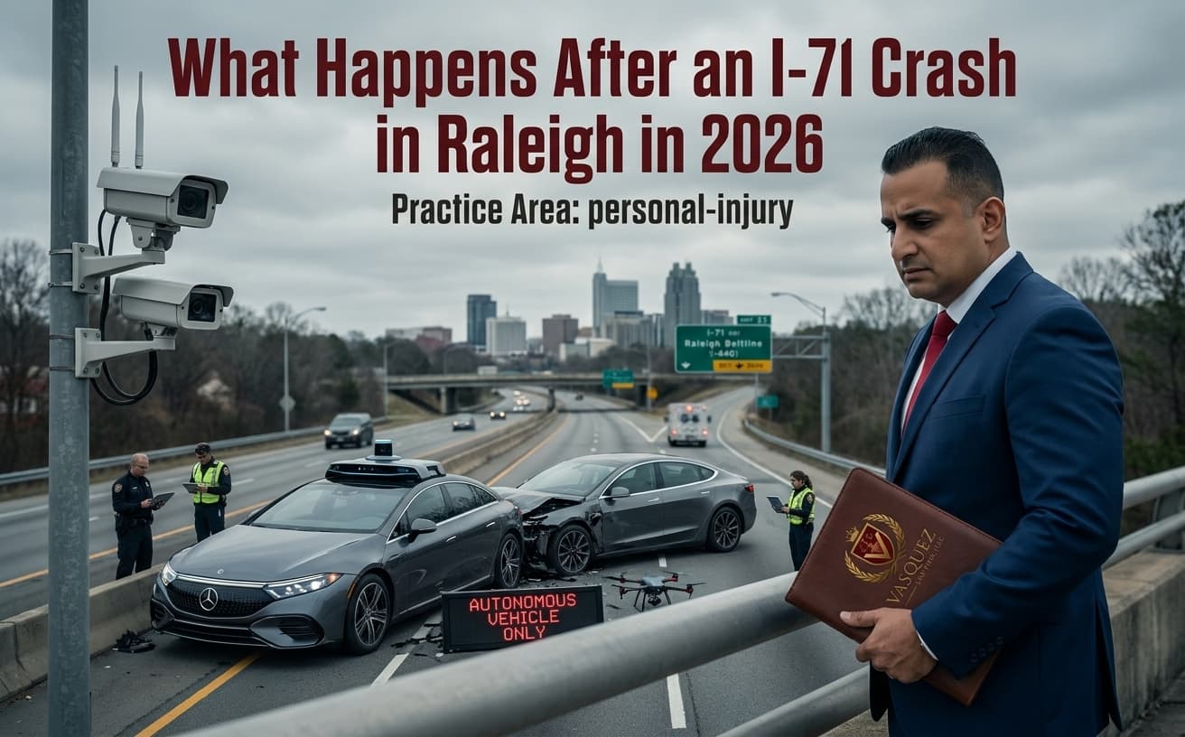 Accidente en la I-71 en Raleigh en 2026: Qué Hacer y Cómo Proceder