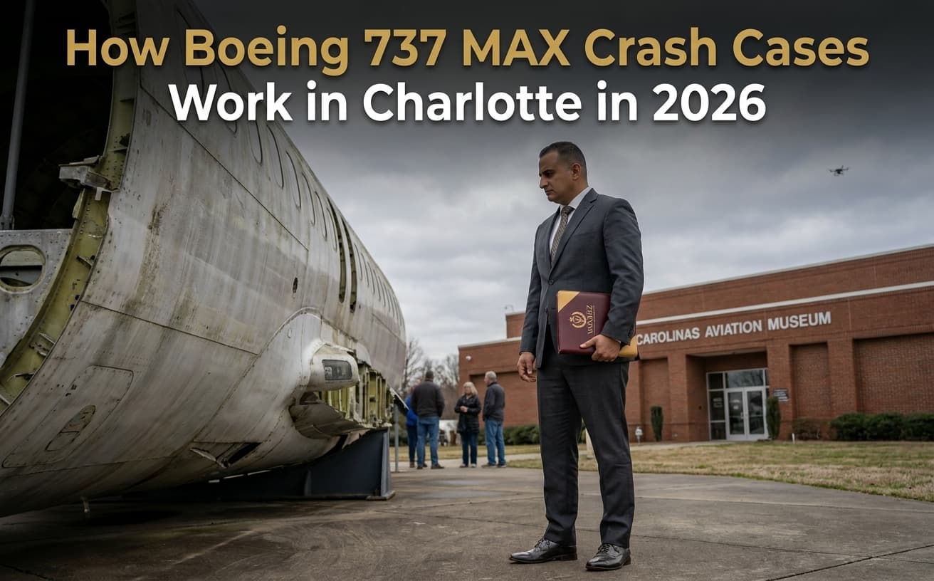Casos por Accidente del Boeing 737 MAX en Charlotte en 2026: Lo que Debe Saber