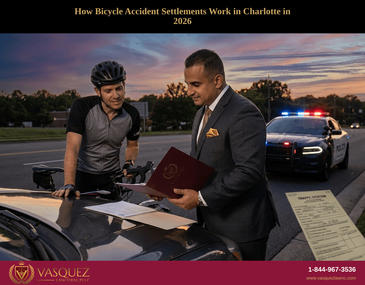 How Bicycle Accident Settlements Work in Charlotte in 2026